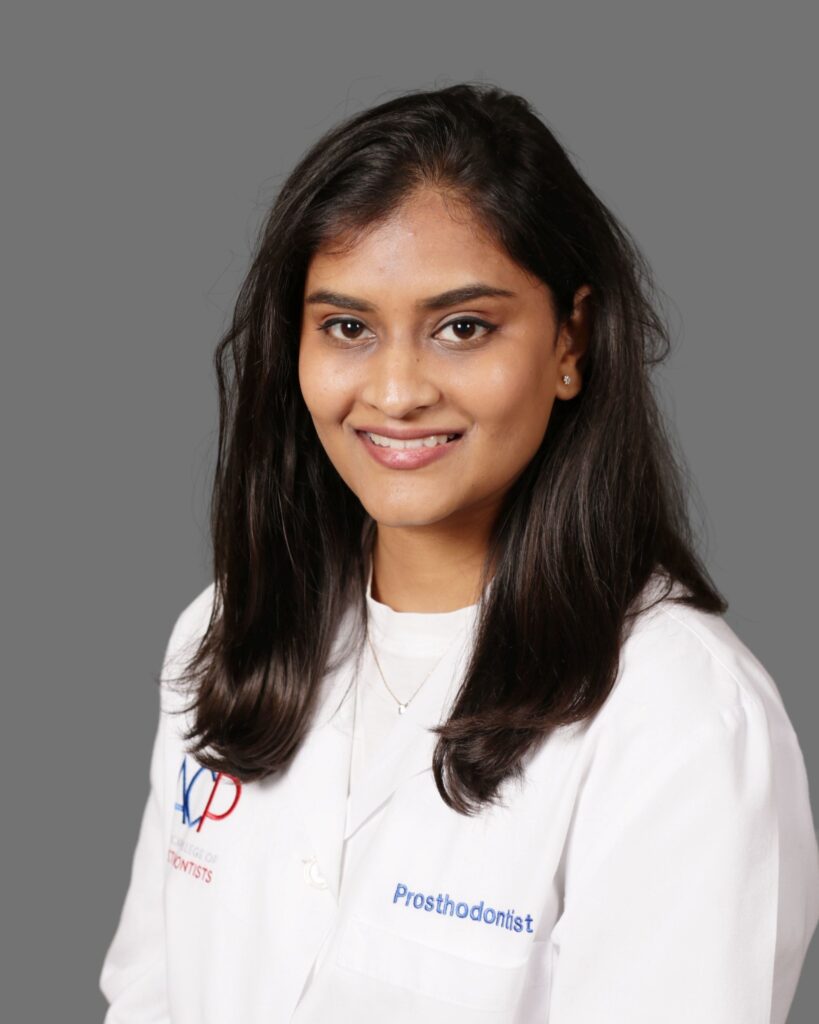 Dr. V. Sruthi Surabathula, prosthodontist at Citrus Smiles Dental Studio